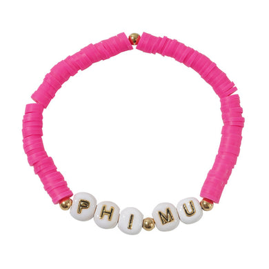 Vinyl Disc Bracelet- Phi Mu