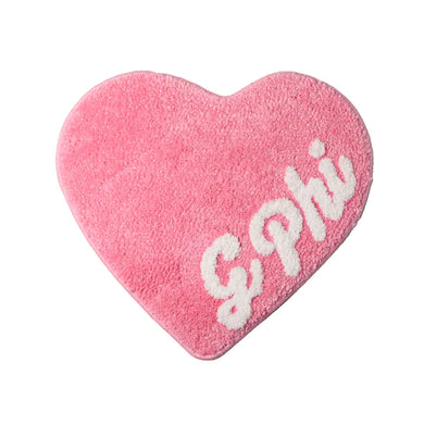 Heart Mini Rug-Gamma Phi Beta