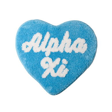 Heart Mini Rug-Alpha Xi Delta