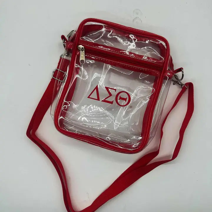 Clear Travel Bag- Delta Sigma Theta