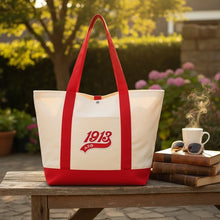 Large Canvas Tote Bag- Delta Sigma Theta