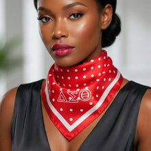 Polka Dot Square Scarf- Delta Sigma Theta