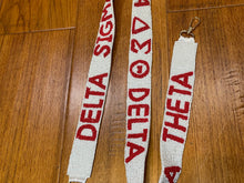 Beaded Purse Strap- Delta Sigma Theta