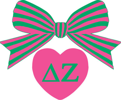 Bow Decal- Delta Zeta