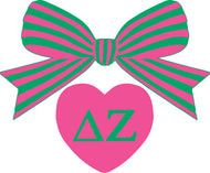 Bow Decal- Delta Zeta