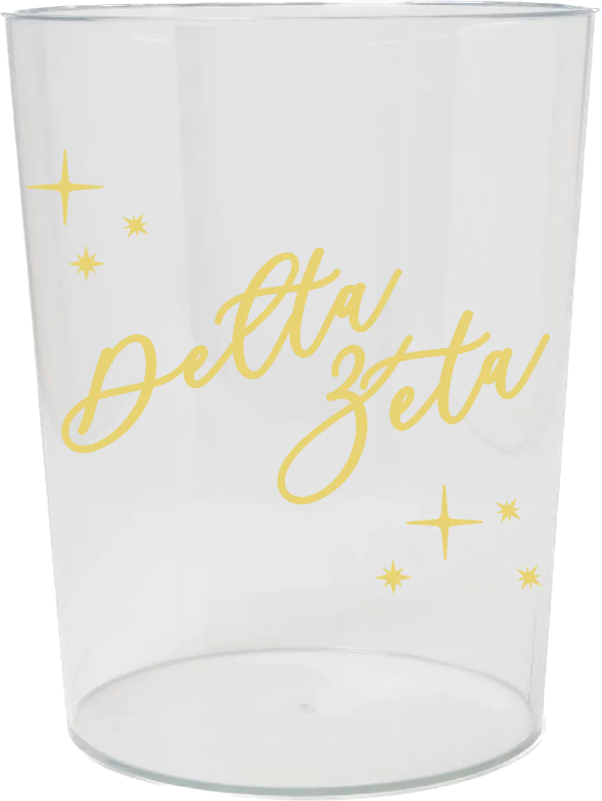 Vintage Vegas Wastebasket- Delta Zeta