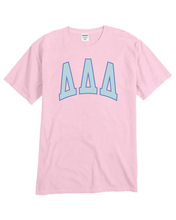 Varsity Tshirt- Delta Delta Delta