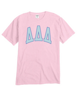 Varsity Tshirt- Delta Delta Delta