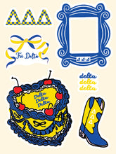 Sorority Puffy Stickers