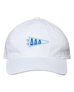 Needlepoint Pennant Hat- Delta Delta Delta