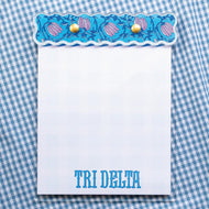 Block Print Notepad- Delta Delta Delta