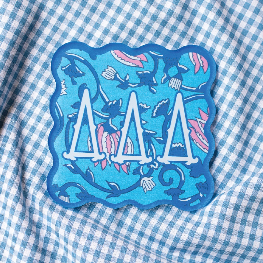 Block Acrylic Coaster- Delta Delta Delta