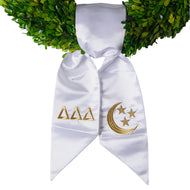 Wreath Sash- Delta Delta Delta