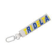 Silicone Keychain- Delta Delta Delta