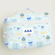 Handled Toiletry Bag- Delta Delta Delta
