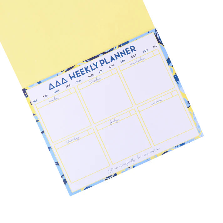 Desk Planner- Delta Delta Delta