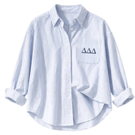 Oxford Shirt- Delta Delta Delta