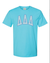 Varsity Tshirt- Delta Delta Delta