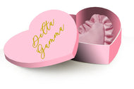 Sorority Badge Pillow and Box - Delta Gamma