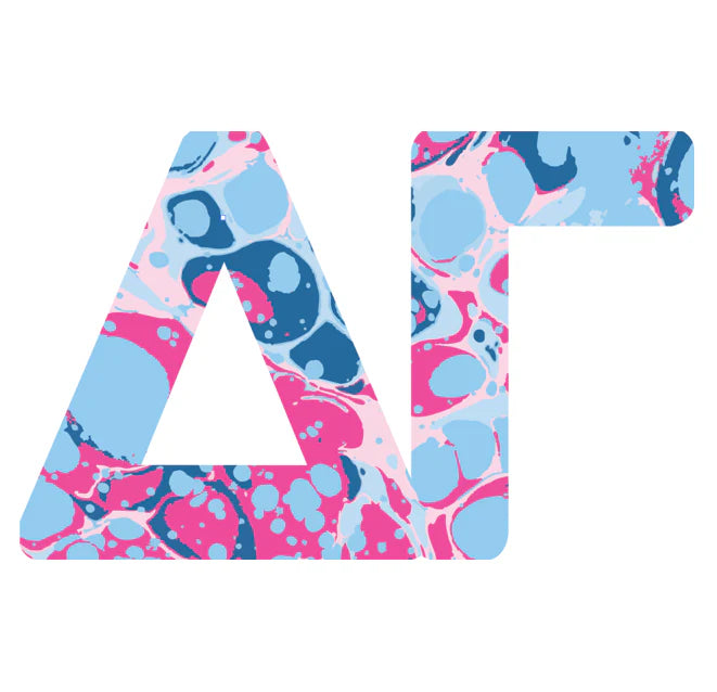 Sorority Acrylic Marbled Hanger-Delta Gamma