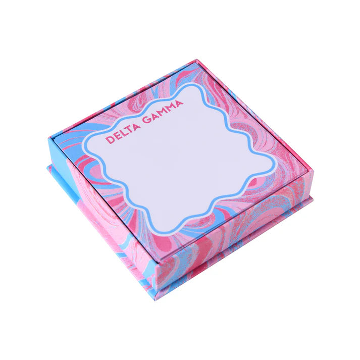 Marbled Note Box- Delta Gamma