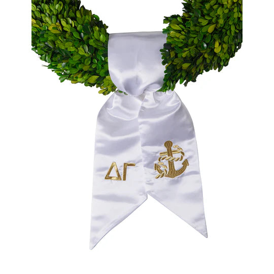 Wreath Sash- Delta Gamma