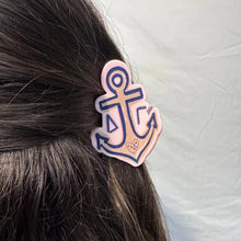Mascot Hair Clip- Delta Gamma