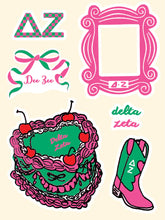 Sorority Puffy Stickers