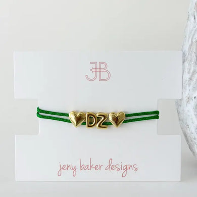 Bubble Cord Bracelet- Delta Zeta