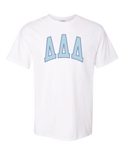 Varsity Tshirt- Delta Delta Delta