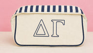 Canvas and Colors Cosmetic Bag- Delta Gamma