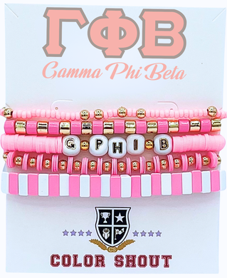 Bracelet Mega Stack- Gamma Phi Beta