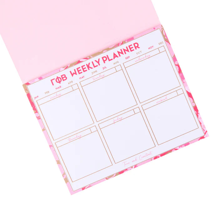 Desk Planner- Gamma Phi Beta