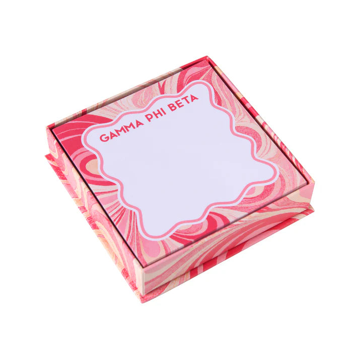 Marbled Note Box- Gamma Phi Beta