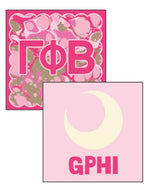 Reversible Acrylic Marbled Coaster- Gamma Phi Beta
