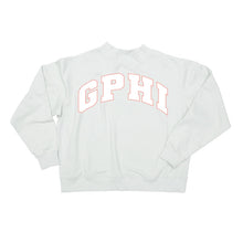 Mock Neck Twill Sweatshirt- Gamma Phi Beta