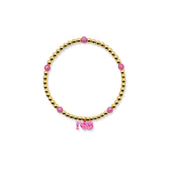 Beaded Charm Bracelet- Gamma Phi Beta