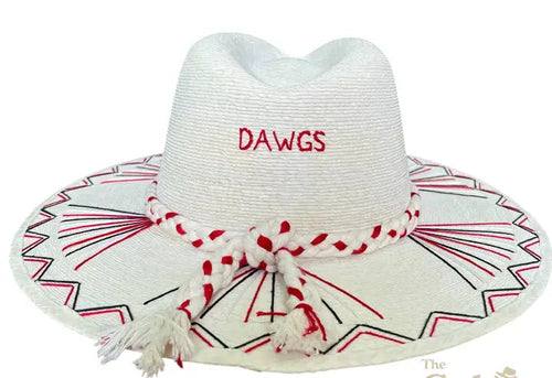 PREORDER Gameday Straw Hat- Georgia