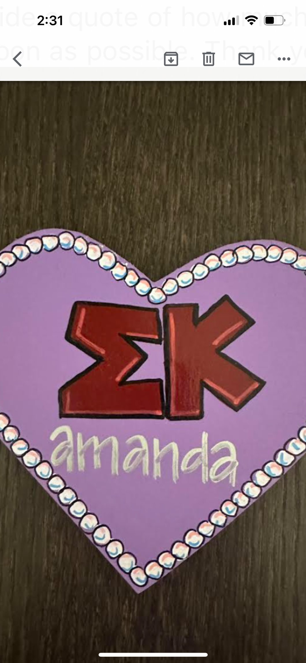 Door Deck - Sigma Kappa