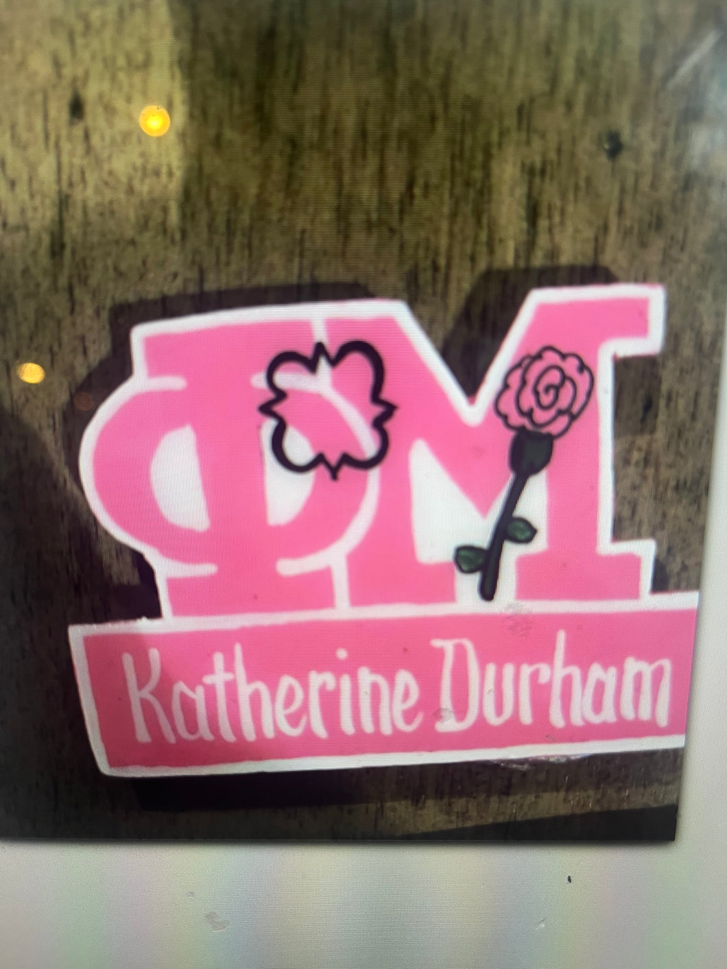 Name Tag - Phi Mu