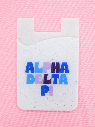 Shimmer Phone Wallet- Alpha Delta Pi