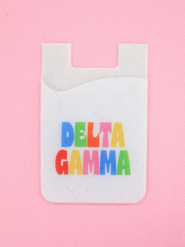 Shimmer Phone Wallet- Delta Gamma