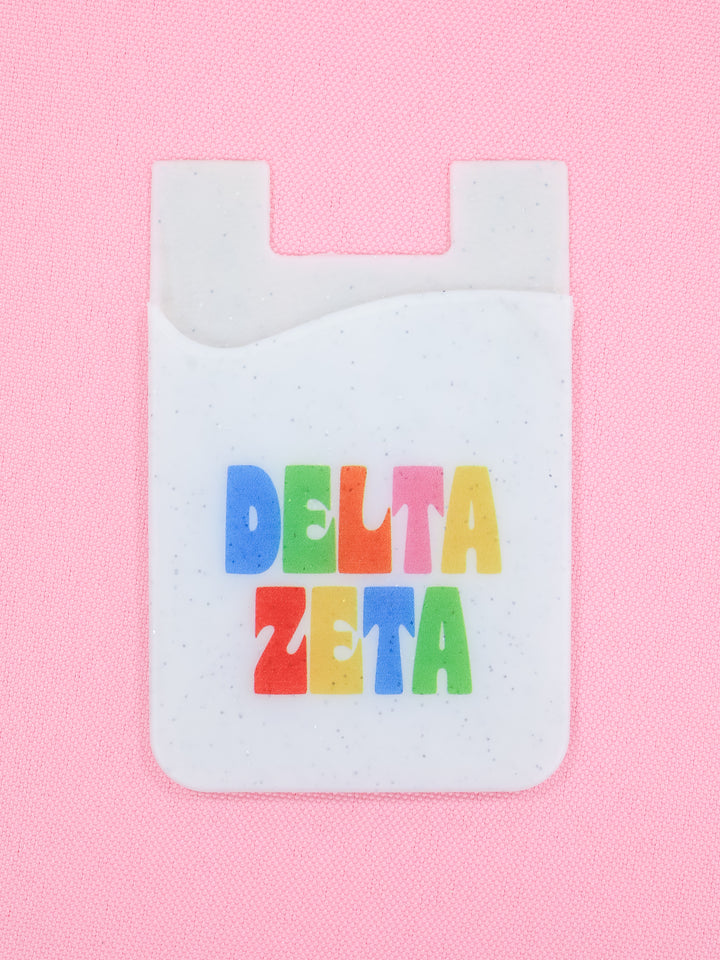 Shimmer Phone Wallet- Delta Zeta