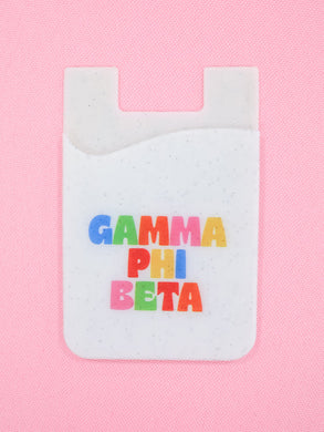 Shimmer Phone Wallet- Gamma Phi Beta