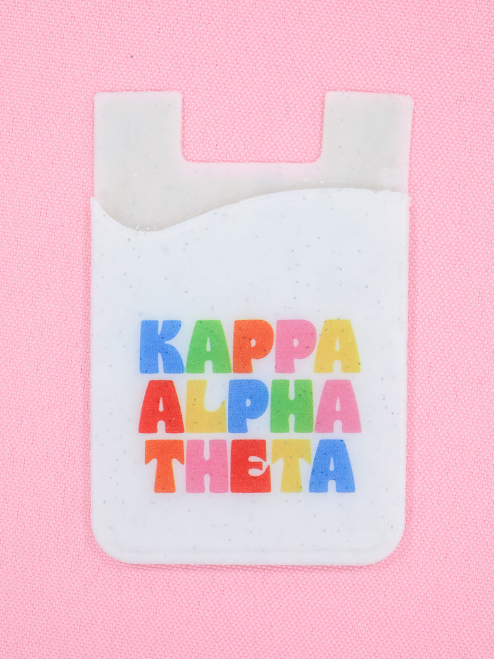 Shimmer Phone Wallet- Kappa Alpha Theta