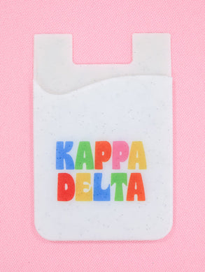 Shimmer Phone Wallet- Kappa Delta