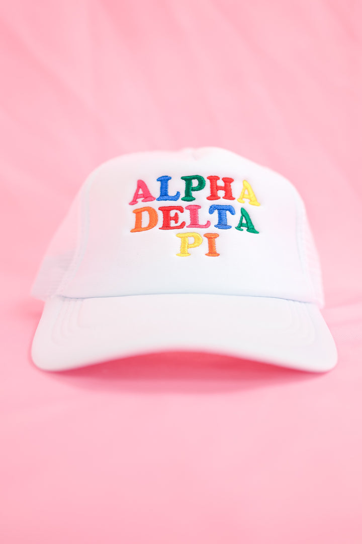 Fun Times Trucker Hat- Alpha Delta Pi