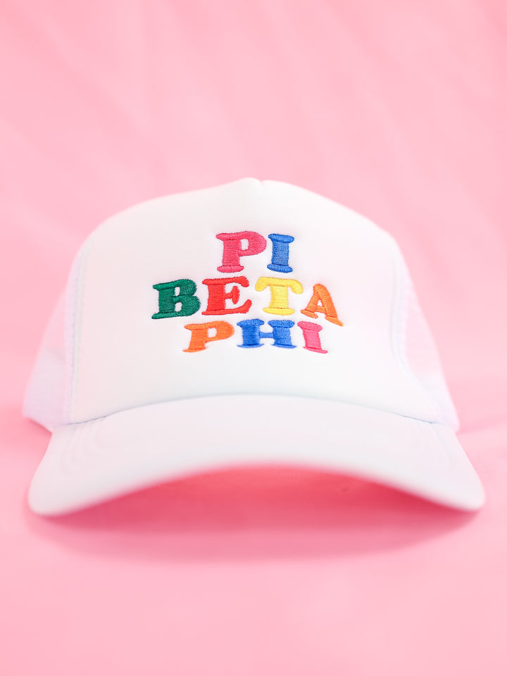 Fun Times Trucker Hat- Pi Beta Phi