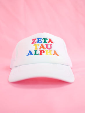 Fun Times Trucker Hat- Zeta Tau Alpha