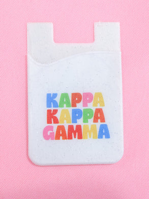 Shimmer Phone Wallet- Kappa Kappa Gamma